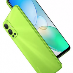 Infinix hot 12 green front