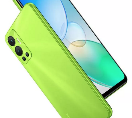 Infinix hot 12 green front