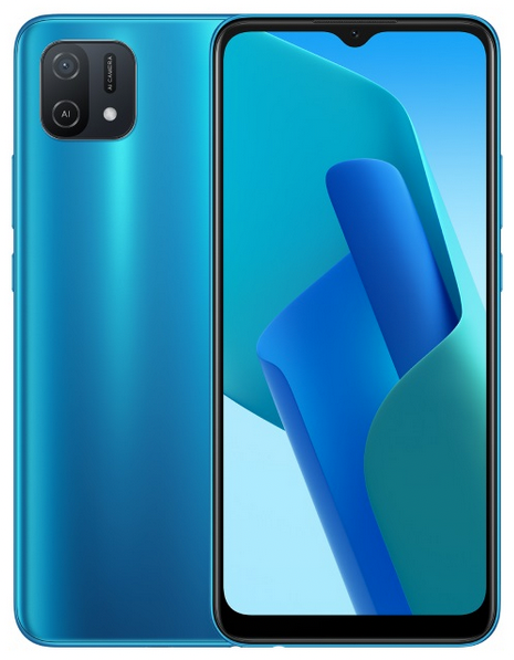 oppo-a16e-blue-front