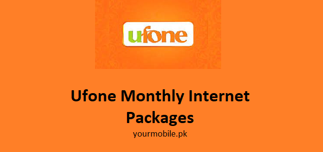 Ufone Monthly Package Internet