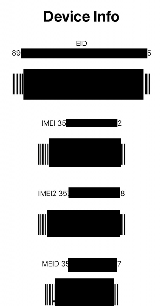 imei check iphone with code