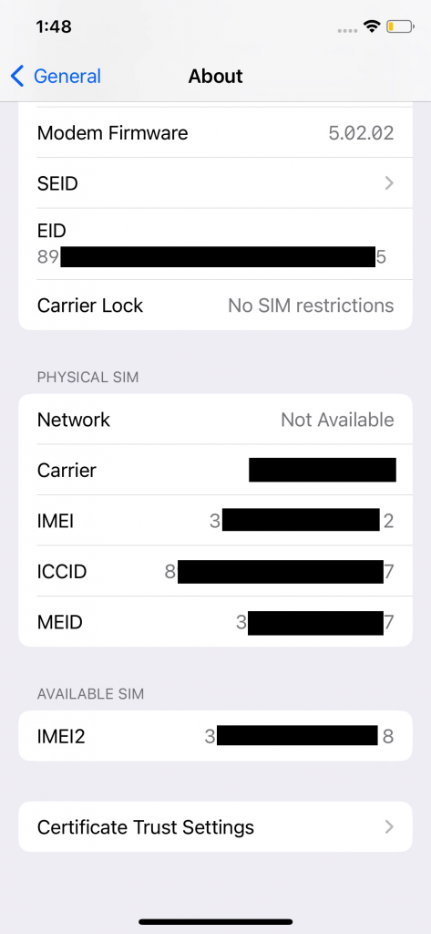 imei check iphone