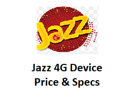 Jazz 4G Device Price