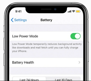 iPhone low power mode
