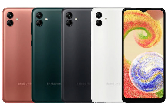 samsung a04 all colors