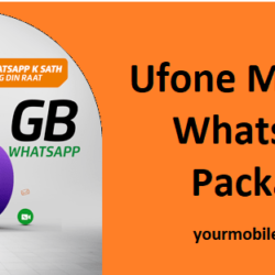 Ufone Monthly Whatsapp Package