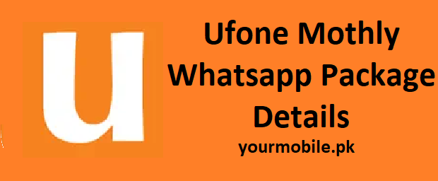 Ufone Monthly Whatsapp Package