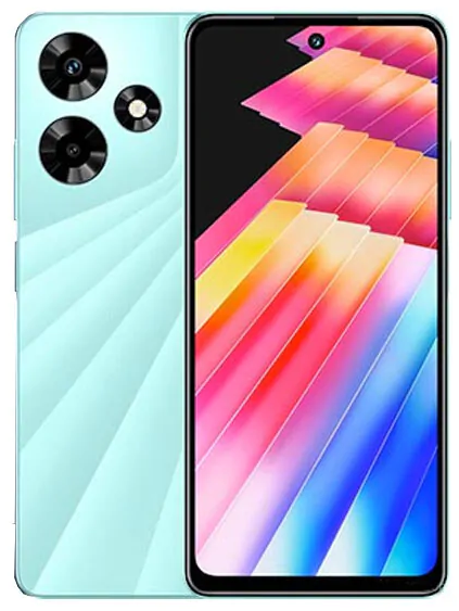 Infinix hot 30 back green