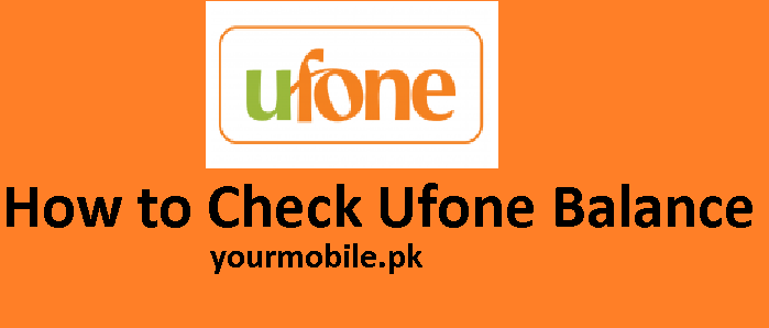 how to check ufone balance