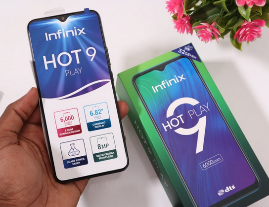 Infinix Hot 9 Play 4 64 with box