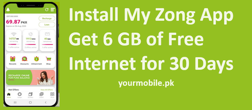 free internet zong